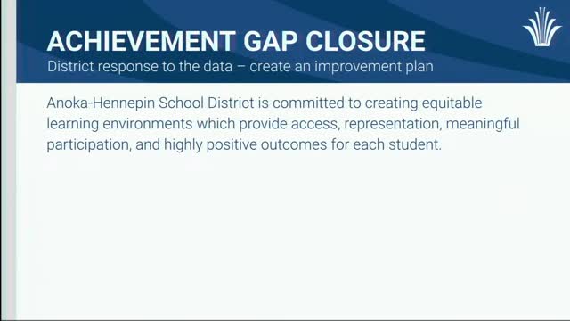 Anoka Hennepin Schools excel in student performance data analysis