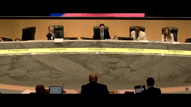 County Auditor raises transparency concerns over major function shift at commissioner's court