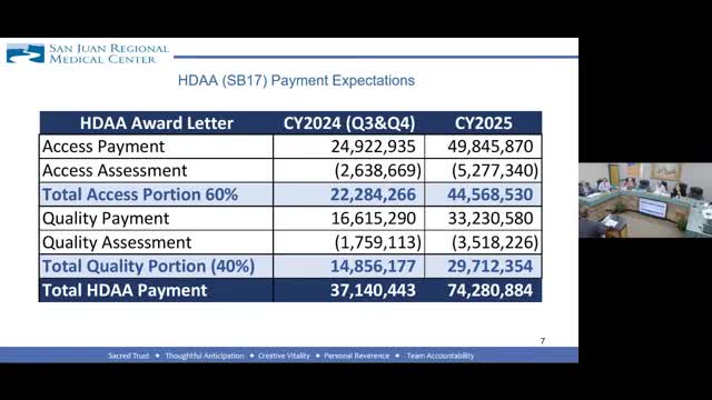 San Juan Regional updates community on healthcare funding and infrastructure projects