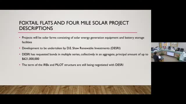San Juan County approves industrial revenue bonds for Foxtail Flats and Fourmile Mesa Solar