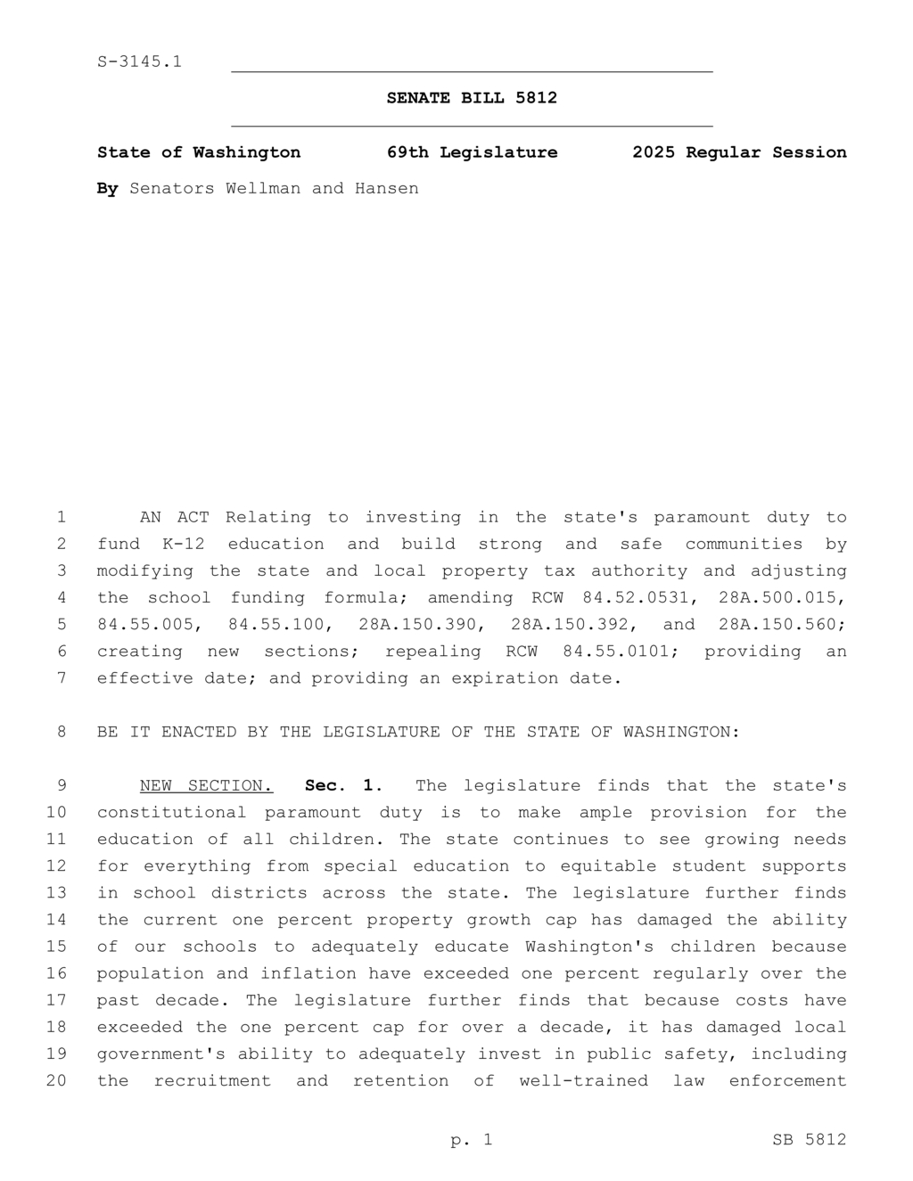 Washington State Committee approves safety net funding for special education programs