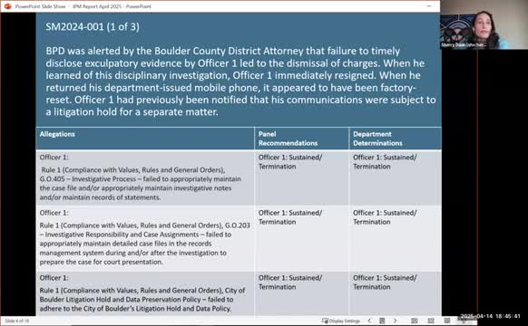 Boulder Officer resigns after failing to disclose key evidence in criminal case