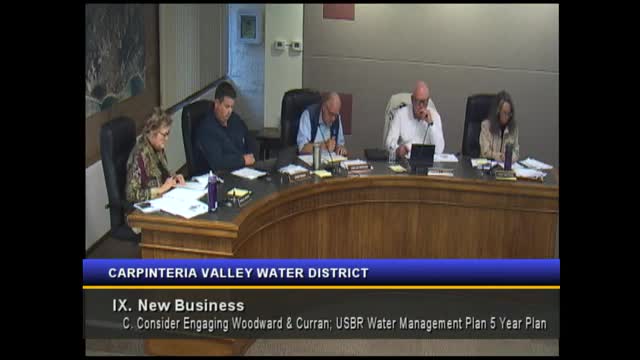 Cachuma Water Agency approves $18K contract for water management plan update