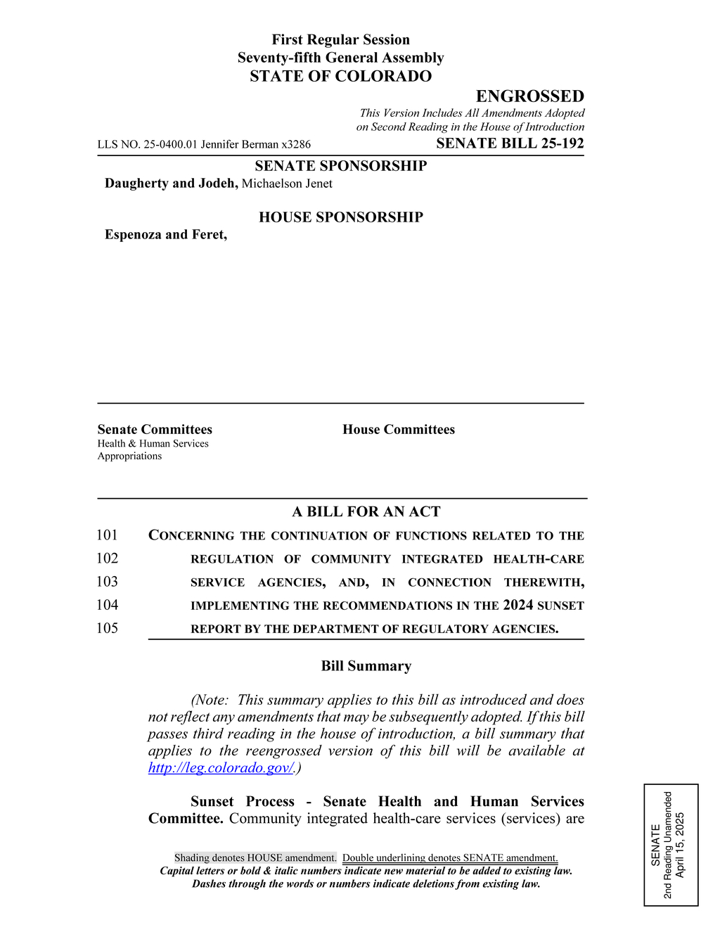 Colorado amends employment check requirements for health-care service agencies