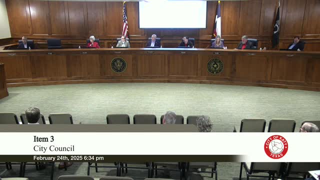 Katy City Council proposes improvements for City Park and enacts fiber permit moratorium