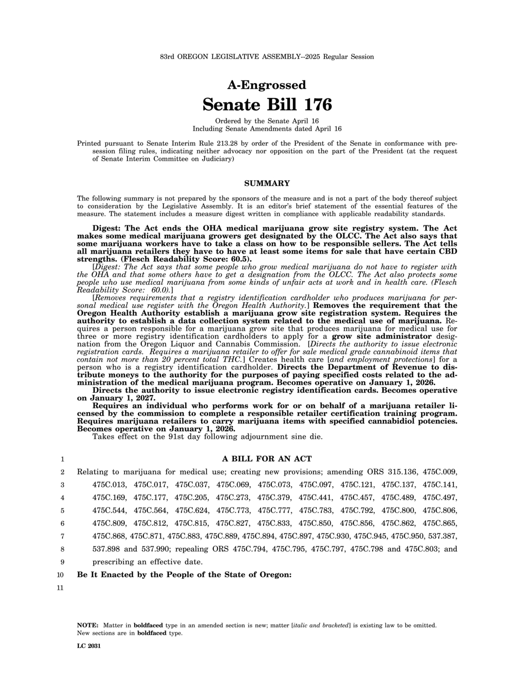 Oregon Health Authority updates medical marijuana regulations to enhance dispensary operations