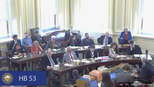 New Hampshire Senate tables House Bill 53 and discusses cannabis legalization bills