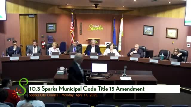 Sparks City Council debates adoption of updated building codes effective January 2026