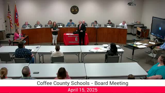 Coffee County Schools honor top teachers at annual award ceremony
