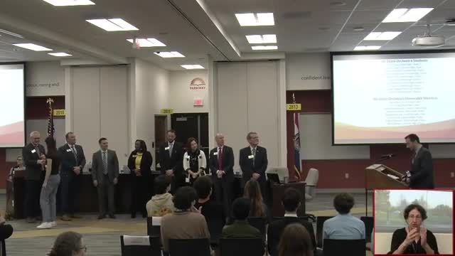 Parkway School District honors 2025 All State Musicians and Katie Henderson's teaching excellence