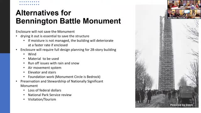 Team examines preservation options for nationally significant Revolutionary War monument