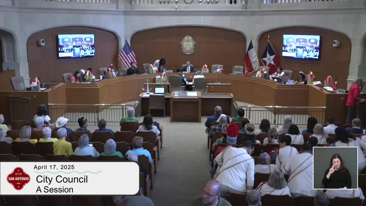 Councilmember Courage invites Pastor Diana Garcia for opening prayer in San Antonio meeting