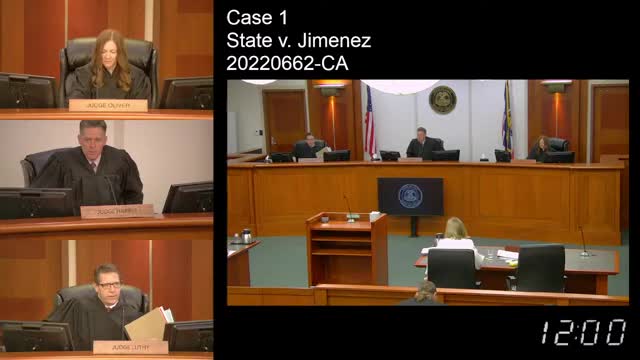 Utah Court of Appeals hears challenge to jury unanimity instruction and admission of letter in State v. Jimenez (No. 20220662)