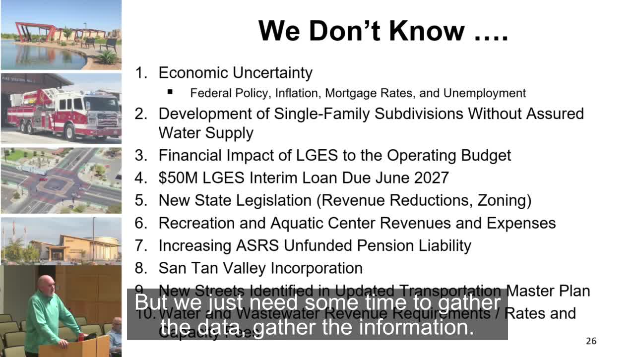 Town reviews pension liabilities amid San Tan Valley incorporation discussions