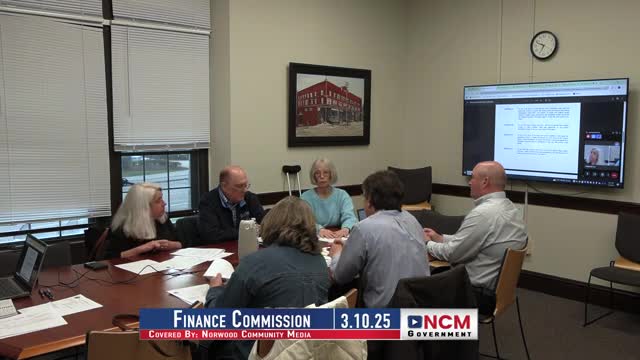Finance Committee recommends establishing $2M capital stabilization fund for town meeting