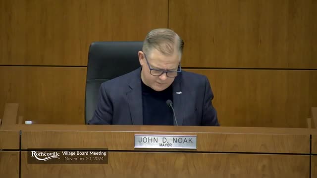 Romeoville Council approves multiple resolutions and celebrates local small businesses