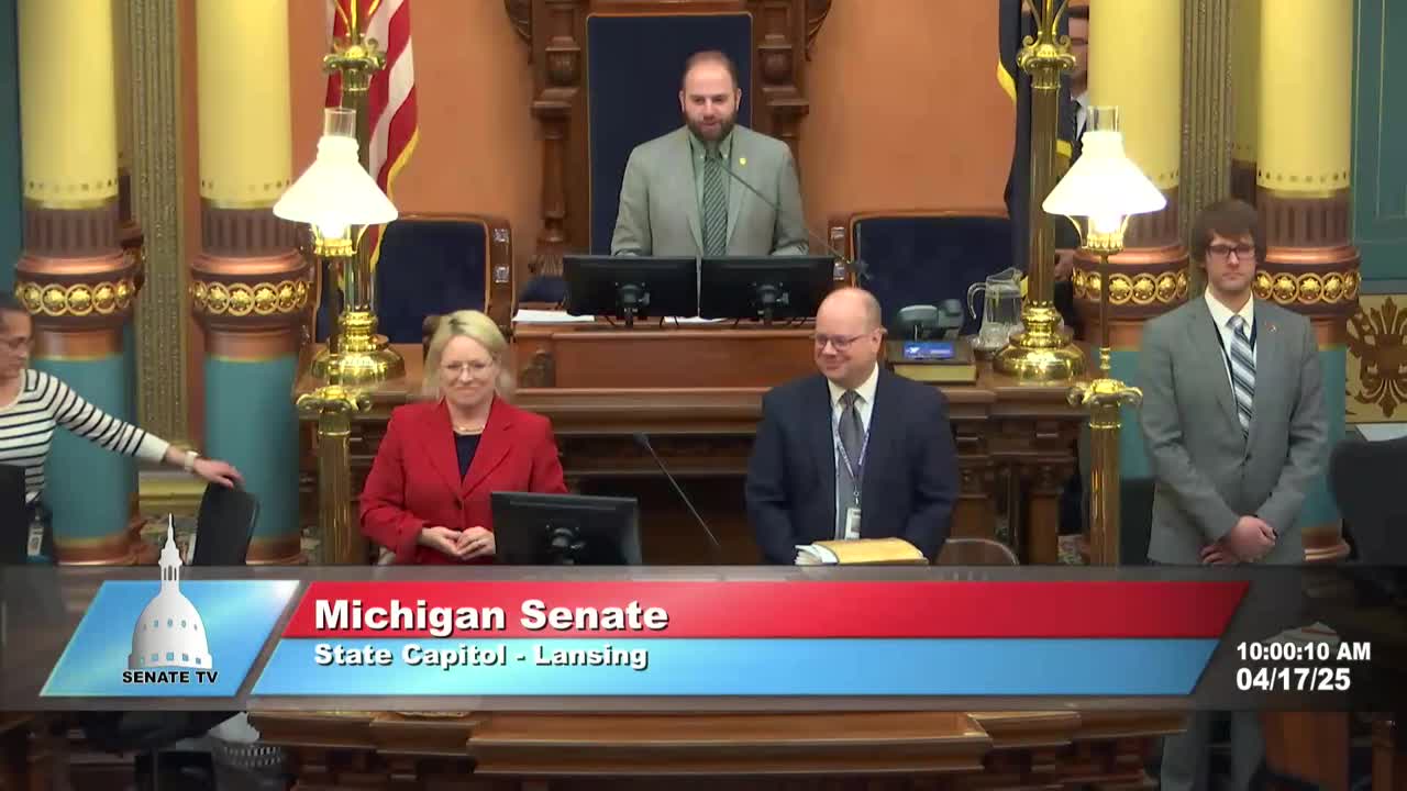 Michigan Senate celebrates Community College Month with mascot appearances