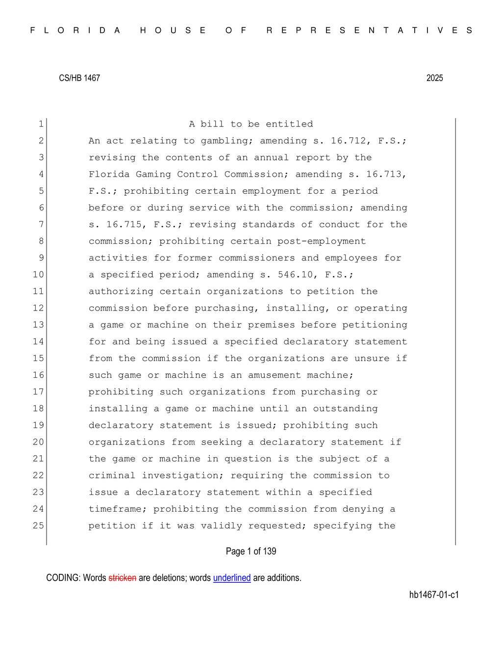 Florida Gaming Control Commission to enforce new violations against fantasy sports operators