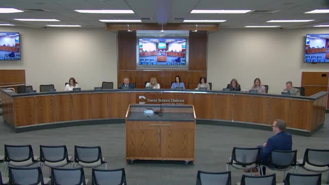 Principal Arben showcases Adelaide Elementary School's achievements at Bountiful Board Meeting