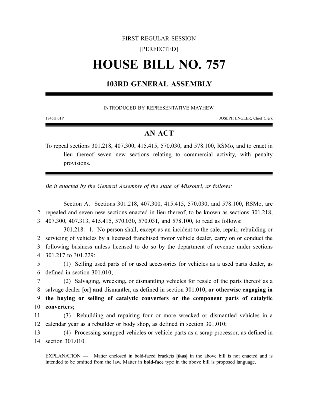Missouri enacts regulations for salvage vehicle sales and export procedures