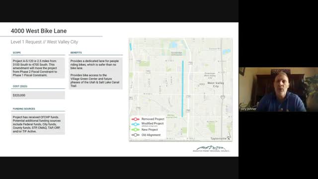 West Valley City secures funds for 4000 West bike lane and roadway improvements