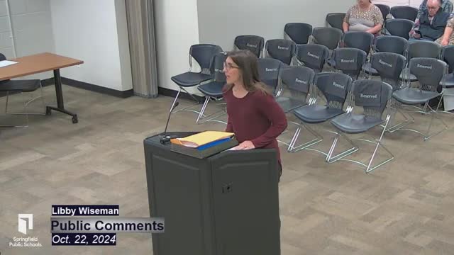 Parent Libby Wiseman urges school board to grandfather students amid boundary line changes