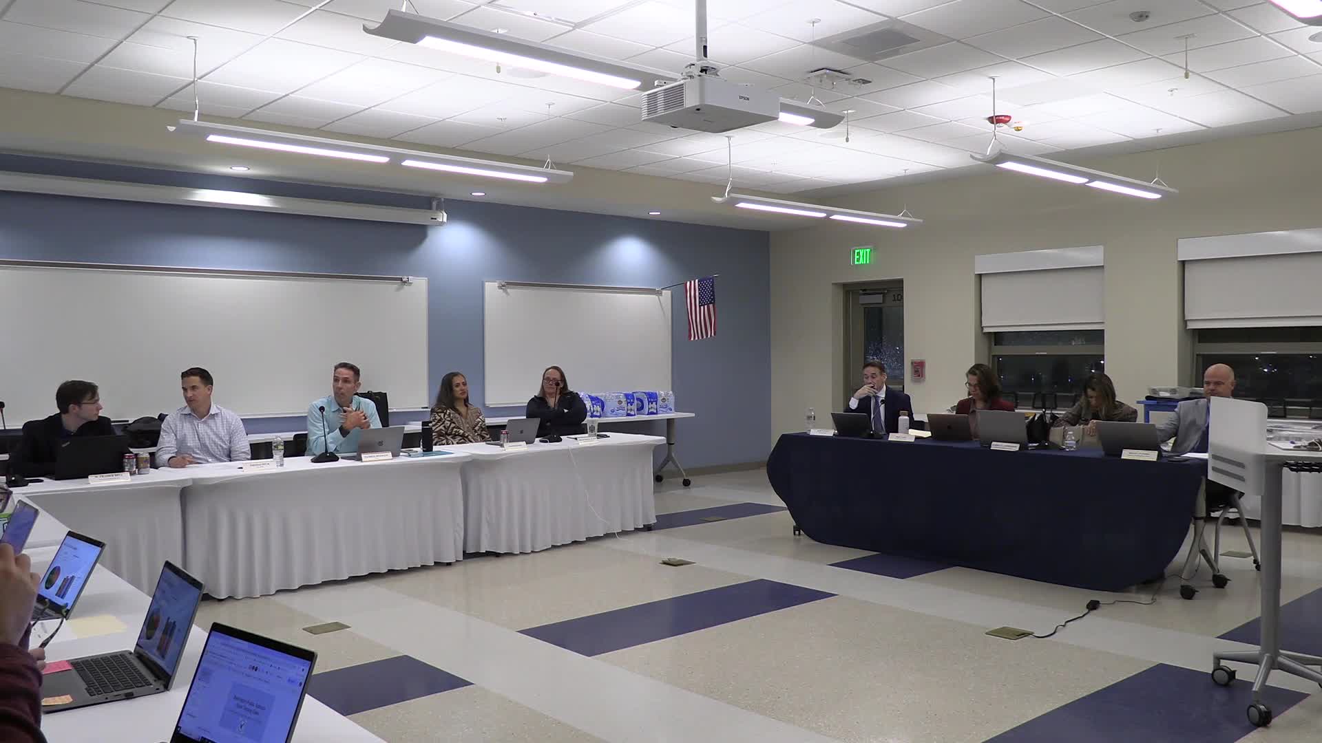 Barrington School Committee honors chairperson Patrick McCran at final meeting