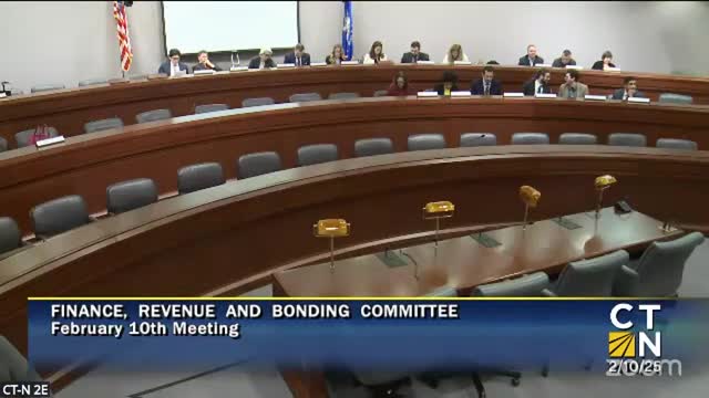 Finance, Revenue and Bonding Committee reserves statewide mill-rate and capital gains proposals for public hearings