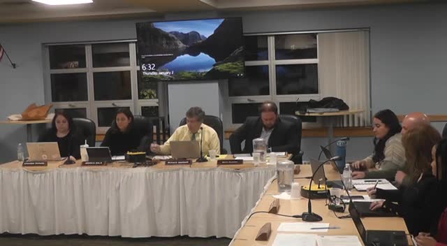 Votes at a glance — Smithfield School Committee, Jan. 2, 2025