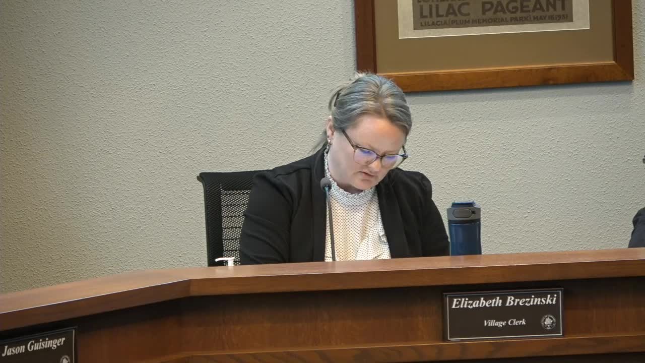 Lombard Village Council approves multiple infrastructure and service contracts