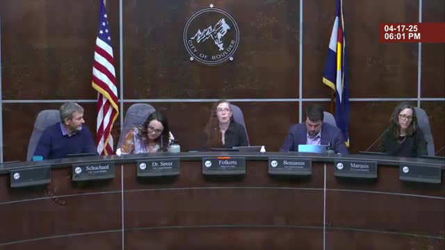 Boulder City Council emphasizes order and inclusivity in April meeting