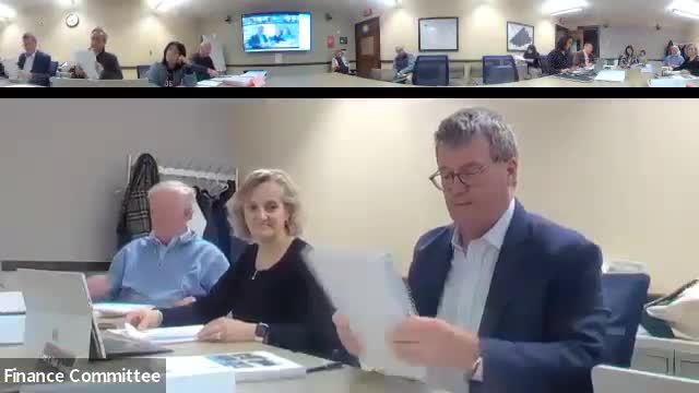 Finance Committee recommends $19.6 million for Cogswell public‑works facility despite some members urging delay for bids