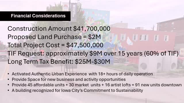 Iowa City Housing Fellowship outlines affordable housing project with mixed units
