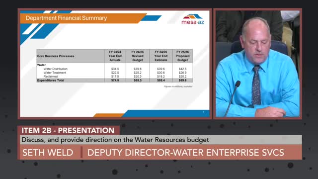 Mesa plans budget adjustments amid water treatment challenges and rising costs