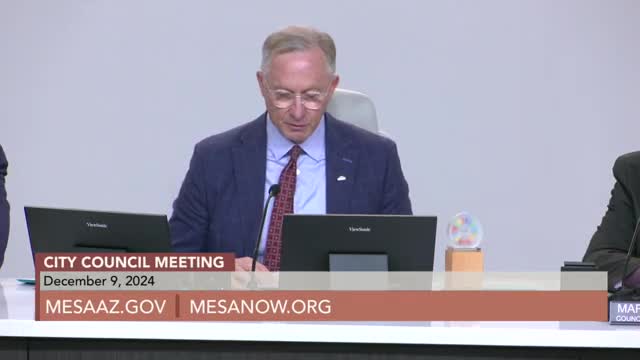 Mesa City Council honors Mayor John Giles for a decade of service