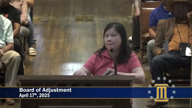 Montgomery Board reviews Betty Nelson's fence variance request amid neighborhood racial tensions
