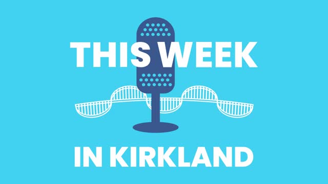 Kirkland discusses recycling challenges and introduces blue bin mascot Murphy