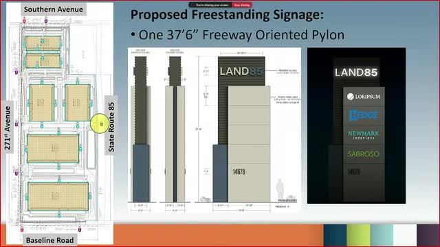 Buckeye Commission approves comprehensive sign plan with conditions