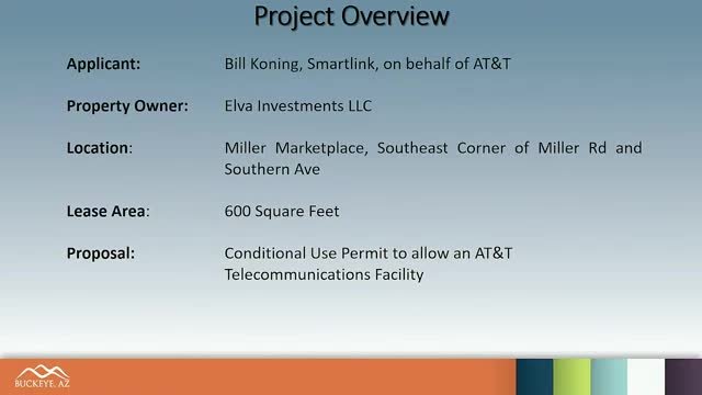 AT and T secures approval for cell tower at Miller Marketplace in Buckeye