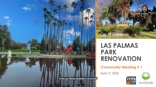 Sunnyvale begins renovation plans for Las Palmas Park with community input