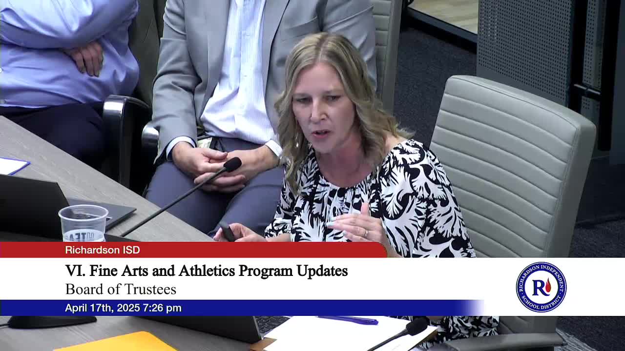 Richardson ISD celebrates athletic achievements and promotes student success with Leslie Stritlovac