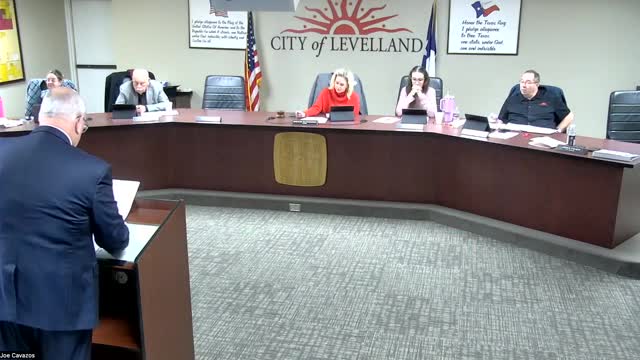 Levelland approves $283,040 payment for water‑meter project and authorizes purchase of replacement emergency‑management truck