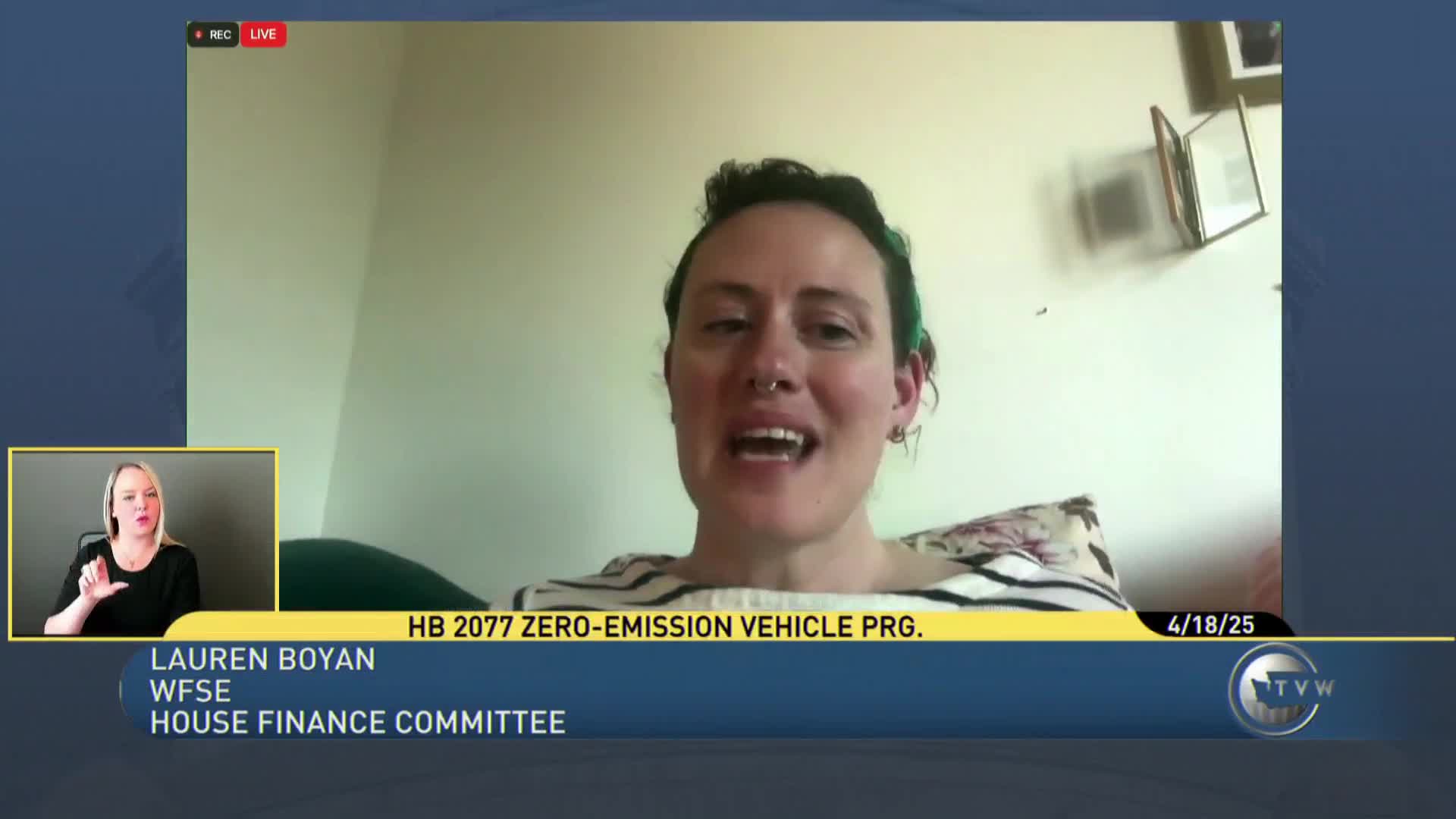 Washington legislators debate House Bill 2077 taxing surplus EV credits amid budget crisis