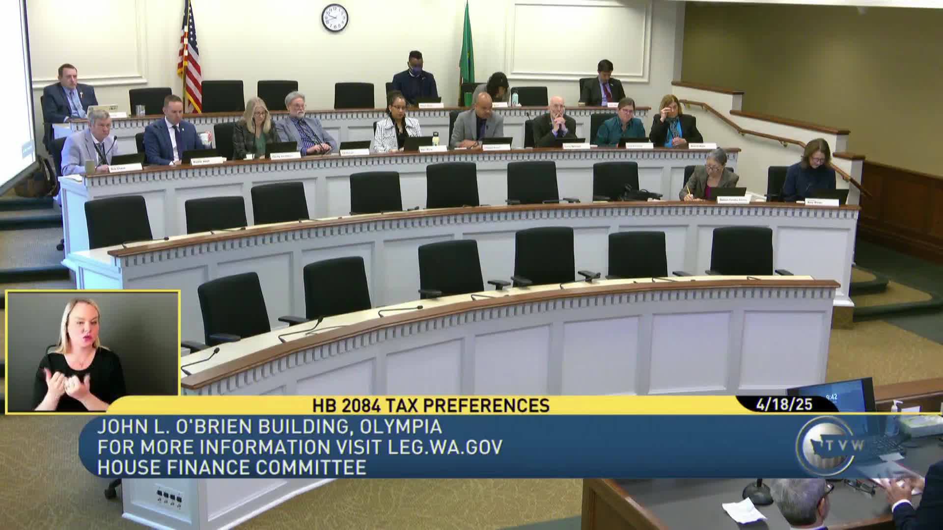 Washington lawmakers debate tax impacts on self storage and gold sales amid budget cuts