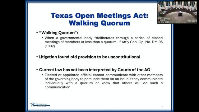 San Antonio examines Open Meetings Act violations and social media impacts