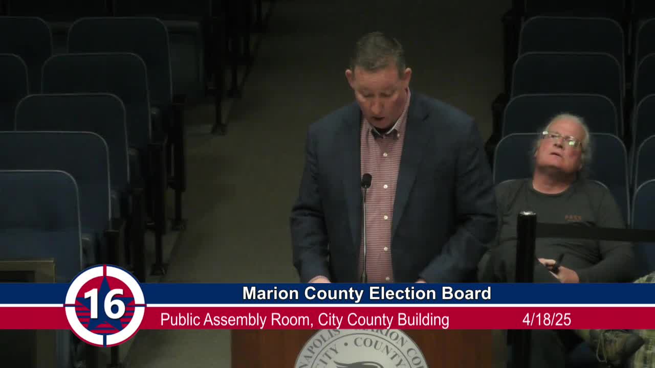 Indianapolis board waives $1000 fine for candidate Dr. David Hoffman after clerical error