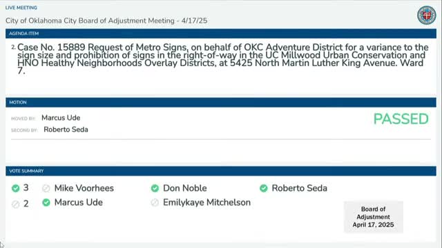 Board approves one rear-yard variance, continues two setback cases to May 1
