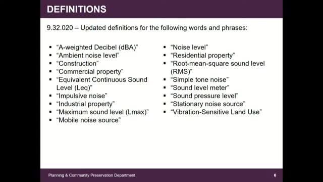 City Council updates noise ordinance with new standards and exemptions