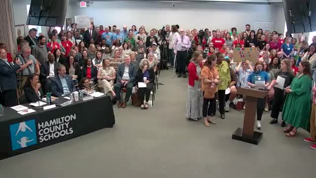 Hamilton County School social workers advocate against proposed budget cuts in public forum