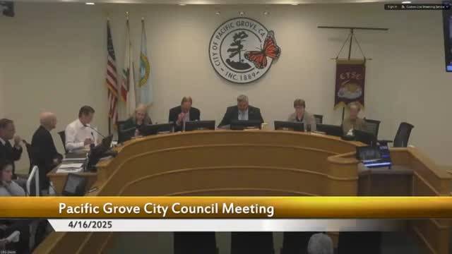 Pacific Grove City Council proclaims April 25 as Arbor Day